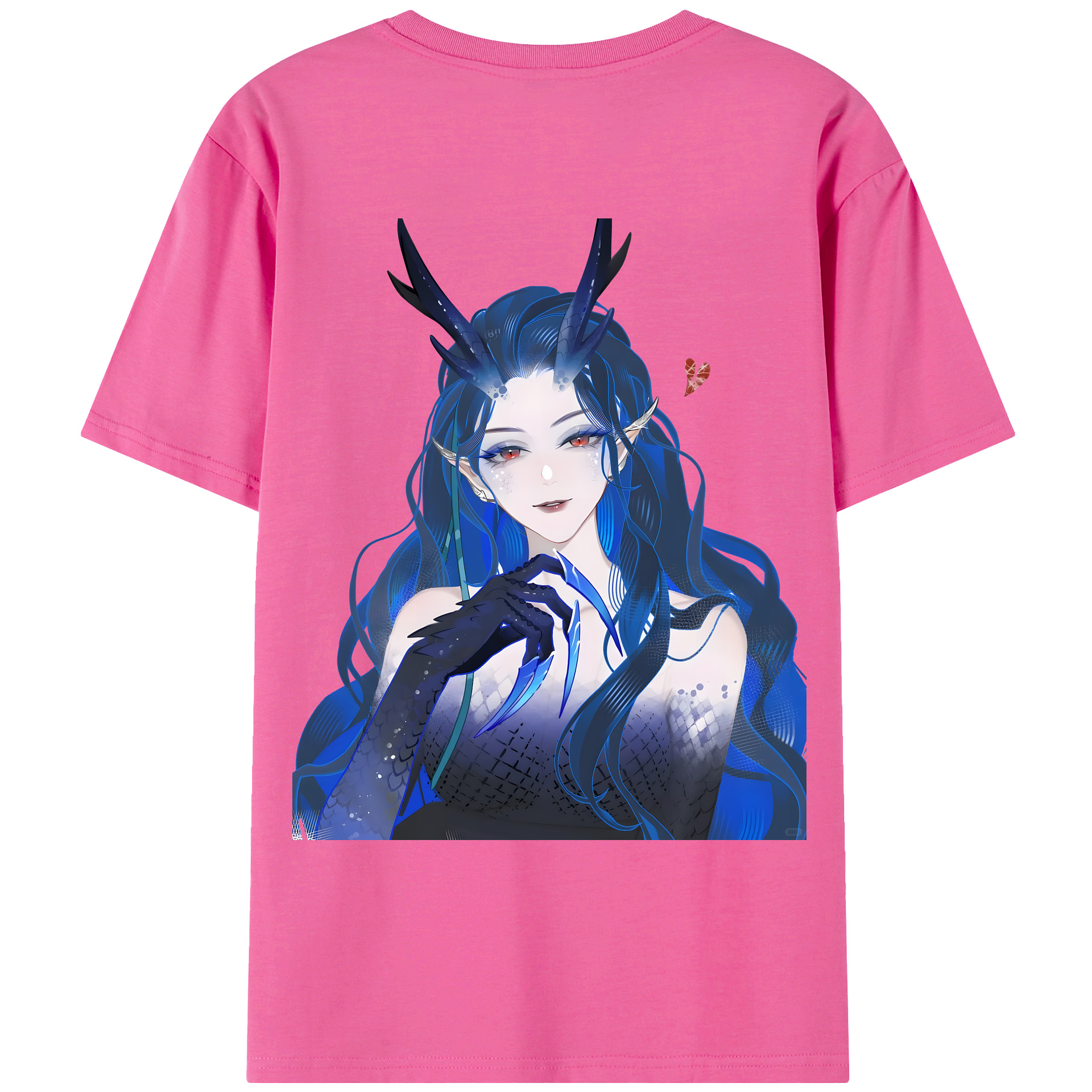 （画像用） Ne Zha 2 ナタ 魔童の大暴れ レディース半袖Tシャツ(バックプリント)